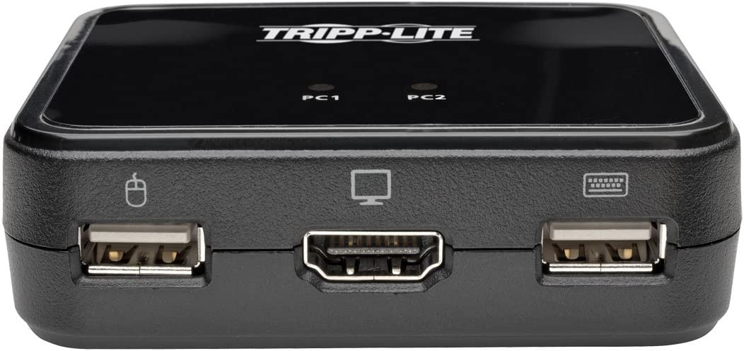 Tripp Lite 2-Port USB HDMI Cable KVM Switch Side View