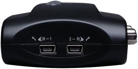 Tripp Lite B004-VUA2-K-R 2 Port USB KVM Switch Back View