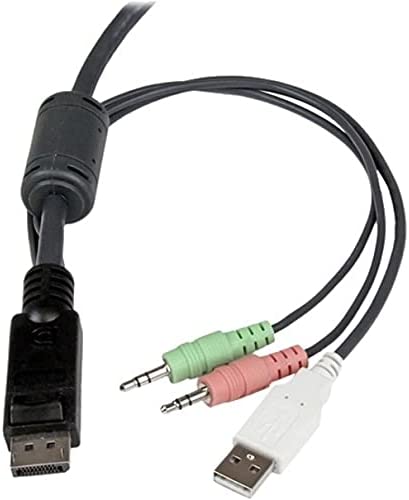 StarTech.com 2 Port DisplayPort Cable KVM Switch Top View