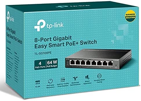 Tp-link 8-port-gigabit Easysmart Switch in use