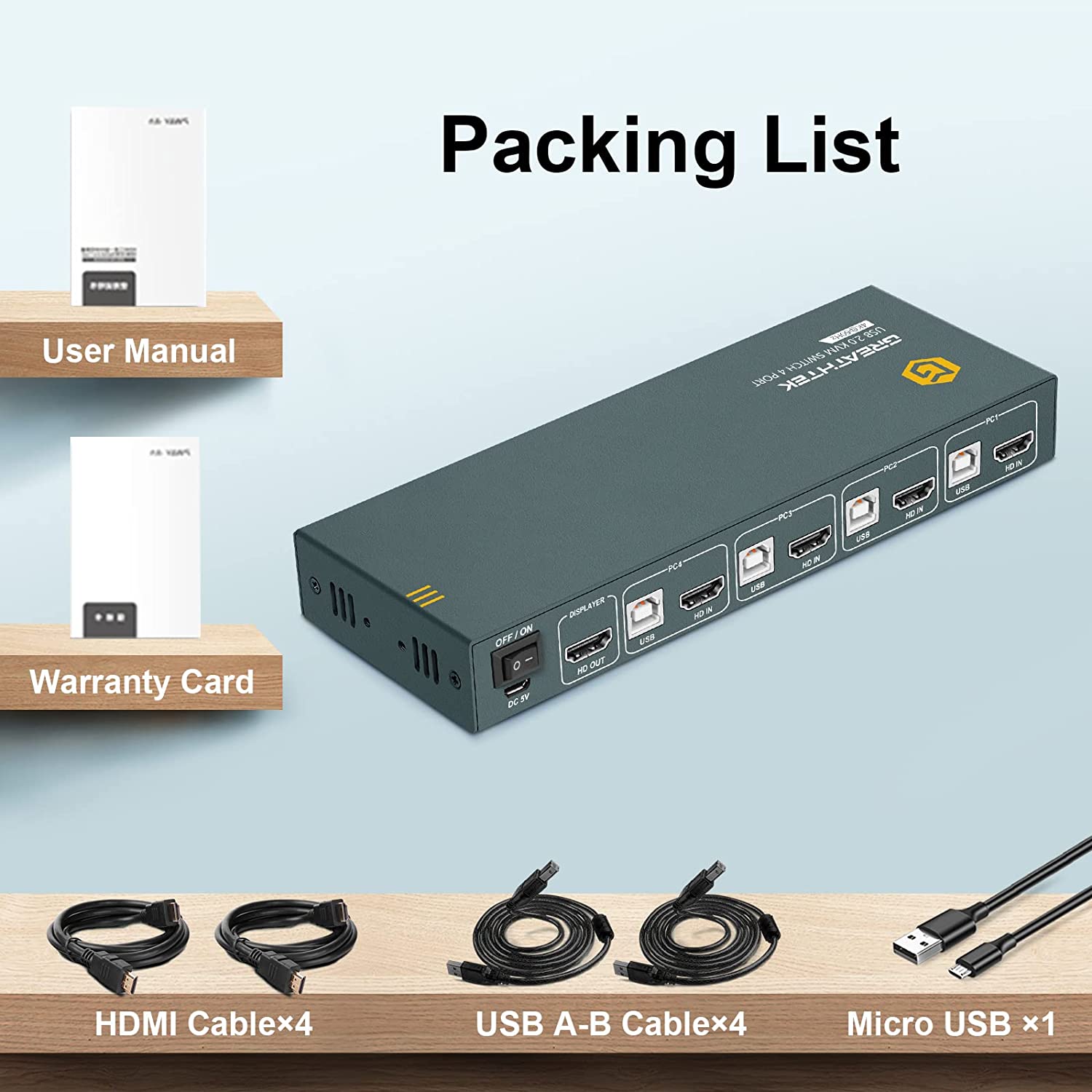 KVM Switch HDMI 4K@60Hz - Image 7