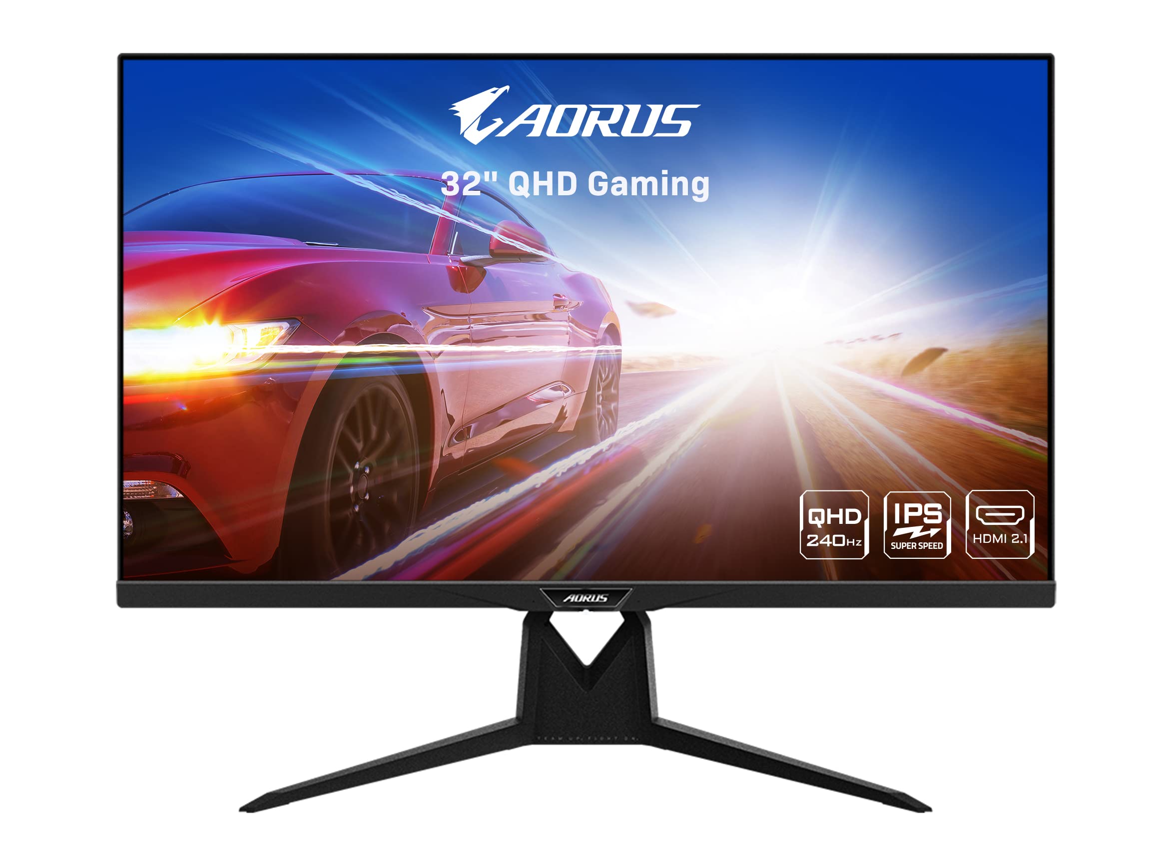 AORUS FI32Q-X Gaming Monitor Front View