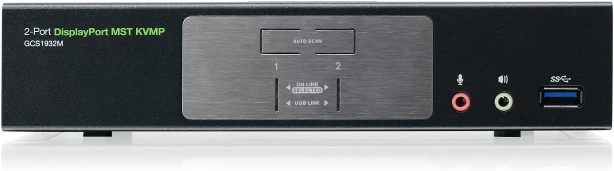 IOGEAR 2-Port Cinema 4K DisplayPort KVMP Switch Back View