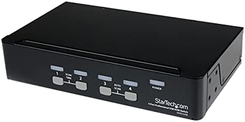 StarTech.com 4 Port Professional VGA USB KVM Switch with Accessories