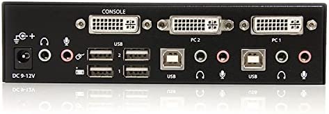 StarTech 2 Port DVI KVM Switch Side View