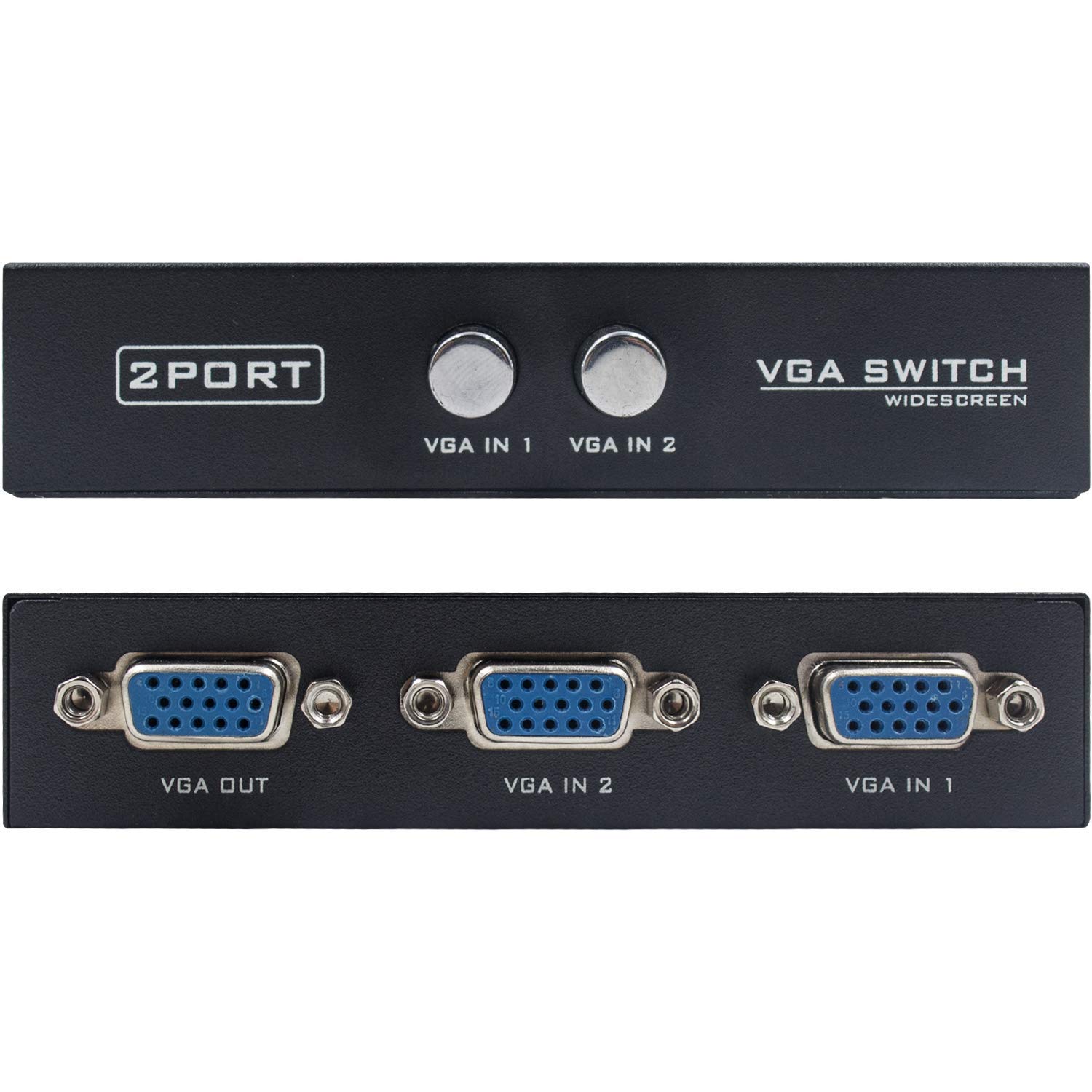 Duttek 2-Port VGA Switch Top View